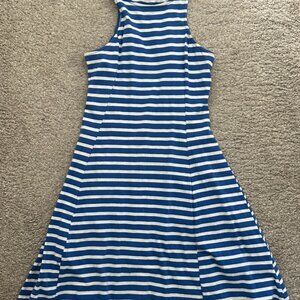 Old Navy Blue & White Striped Racerback Tank Dress | Size XS